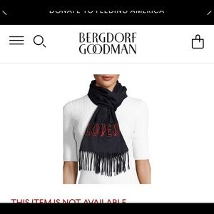 Gucci Cashmere Holiday Christmas Loved Scarf NWT